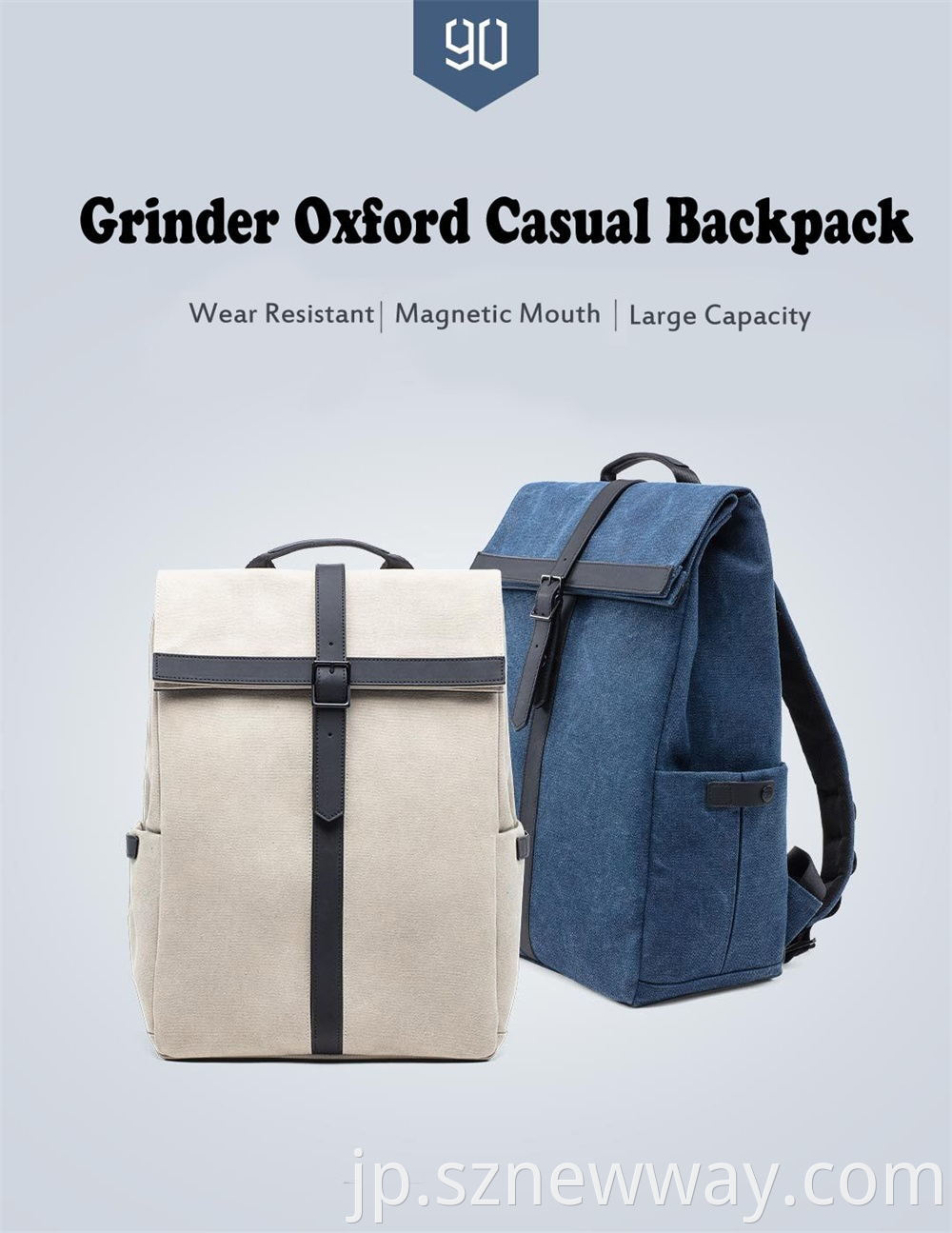 90fun Grinder Oxford Casual Backpack